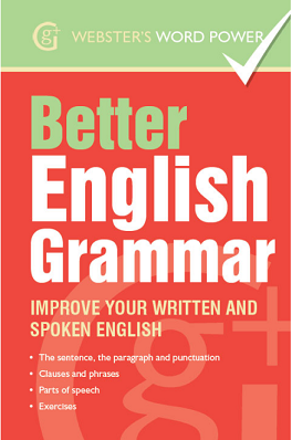 BETTER ENGLISH GRAMMAR