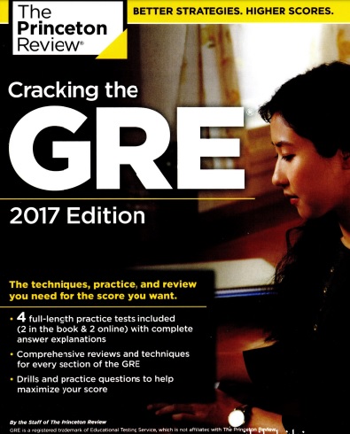 دانلود کتاب Cracking the GRE 2017 Edition ویرایش سال 2017